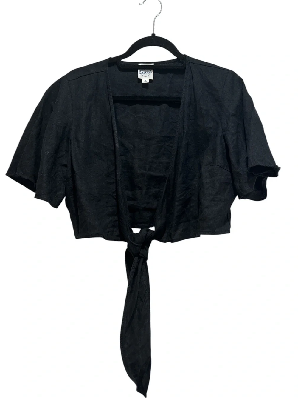 Loft Beach 100% Linen Cover Up Top Size Medium